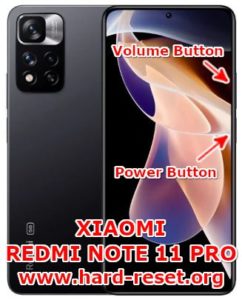 How To Easily Master Format XIAOMI REDMI NOTE 11 PRO With Safety Hard