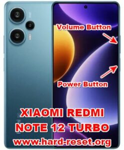 How To Easily Master Format XIAOMI REDMI NOTE 12 TURBO With Safety Hard