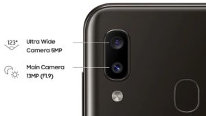 samsung a20 camera details