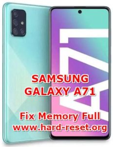 samsung a71 storage capacity