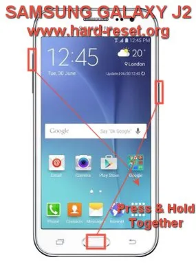 hard reset samsung galaxy j2