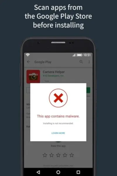 hardreset antivirus review : app contains malware