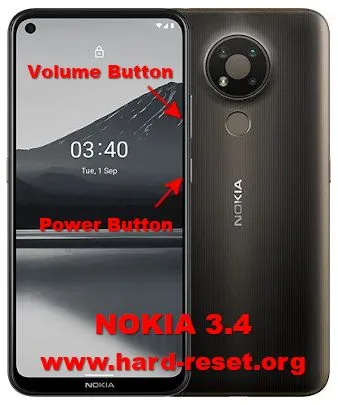 hard reset nokia 3.4