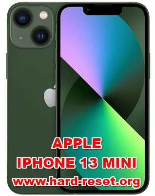 hard reset apple iphone 13 mini